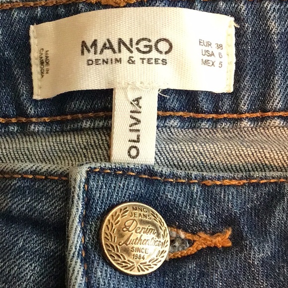 Mango Jeans, Olivia medium wash size 6 - Picture 3 of 13